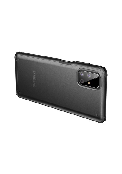 Galaxy M51 Kılıf Zore Volks Kapak Siyah
