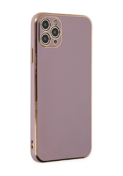 Apple iPhone Uyumlu,  11 Pro Max Kılıf Volet Silikon - Mor