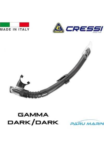 Parumarin Cressi Gamma Dark/Dark Şnorkel