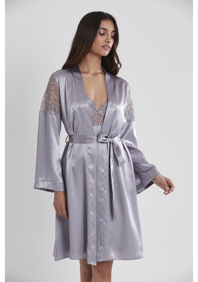 Pierre Cardin Saten Gecelik Sabahlık Pijama Takım Şort Takım 6'lı Gelin Çeyiz Seti - 6955 001