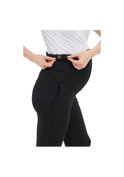 Luvmabelly Myra8095 Beli Ayarlanabilir Hamile Jogger Pantolon-siyah