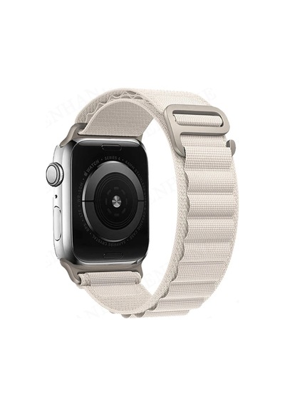 Newface Apple Watch 38mm Mountain Kordon - Beyaz Açık Mor