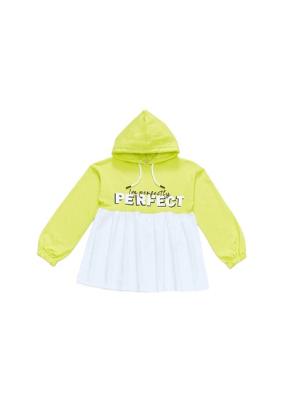 İrem Çocuk Giyim Kız Çocuk Perfect Yazı Desenli Kapüşonlu Bilekleri Lastikli Fıstık Yeşili Renk Sweatshirt Yeşil İrem Çocuk Giyim Kız Çocuk Perfect Yazı Desenli Kapüşonlu Bilekleri Lastikli Fıstık Yeşili Renk Sweatshirt Yeşil