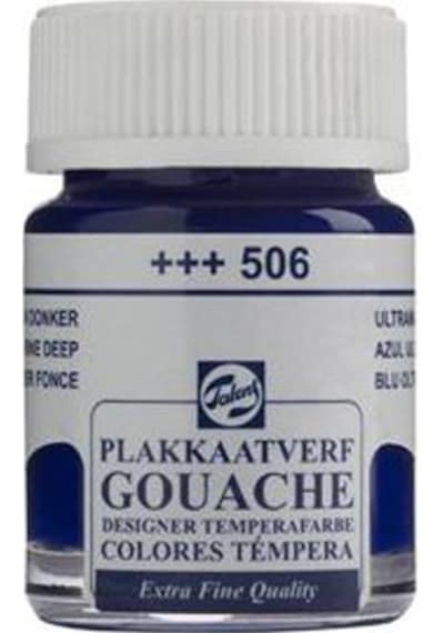 Talens Guaj Boya 16 ML 506 K.Mavi Çok Renkli