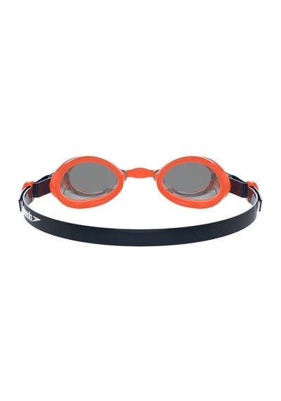 Speedo Jet Mirror Çocuk Yüzücü Gözlüğü Turuncu - Siyah 6-14 Yaş Beyaz