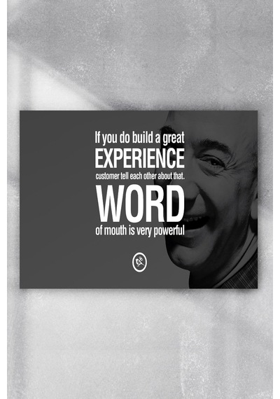 Jeff Bezos Girişimcilik Poster 2