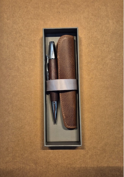 Faber Castell E-motion 1.4mm Parlak Krom/ahşap Kahverengi