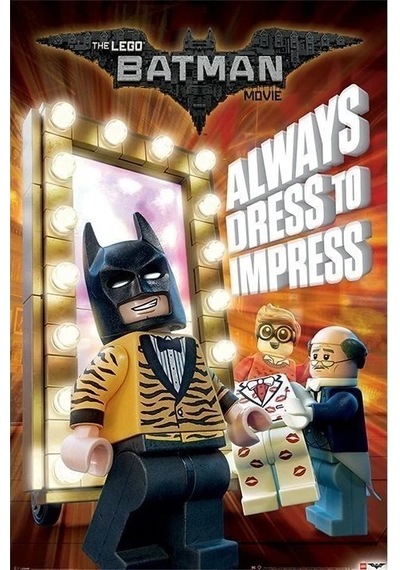 Maxi Poster Lego Batman Always Dress To Impress