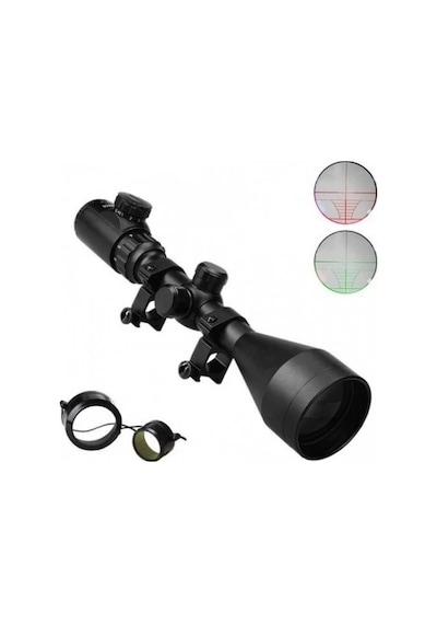 Zenviya21 Aim 312x50e Çıft Işıklı Zoomlu Dürbün Zenya785 Renkli
