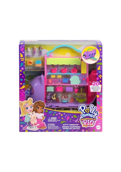 Hwp19 Polly Pocket Adventures İn Rio Uçak Oyun Seti