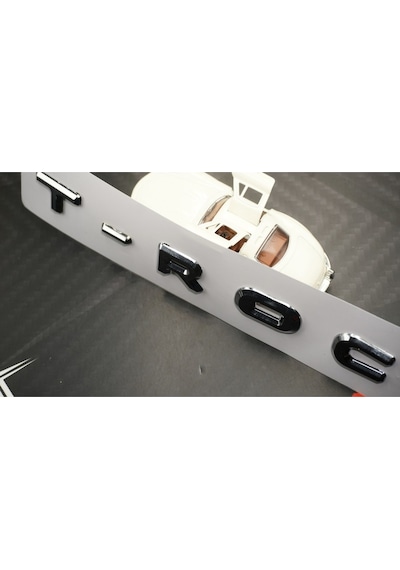 Vw Volkswagen T-Roc Bagaj Krom Abs 3M 3D Yazı Logo Amblem (549371828)