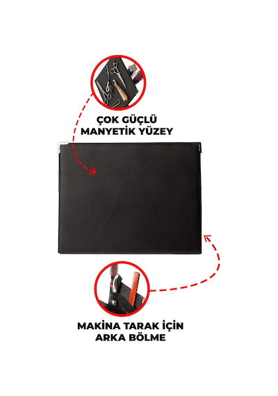 Croc St02 Mıknatıslı Makas Tutucu Kuaför Tarak Makas Standı Telefon Tutuculu