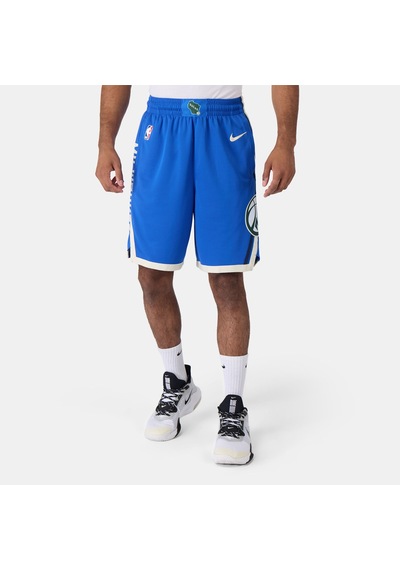Nike Nba Cıty Edıtıon Milwaukee Bucks Basketbol Şortu-sportxstore Mavi
