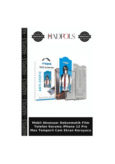 Mobil Aksesuar Dokunmatik Film Telefon Koruma İphone 12 Pro Max Temperli Cam Ekran Koruyucu