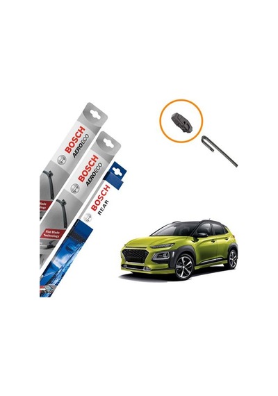 Hyundai Kona Muz Silecek Takımı Ön Arka Bosch Aeroeco 2017-2023