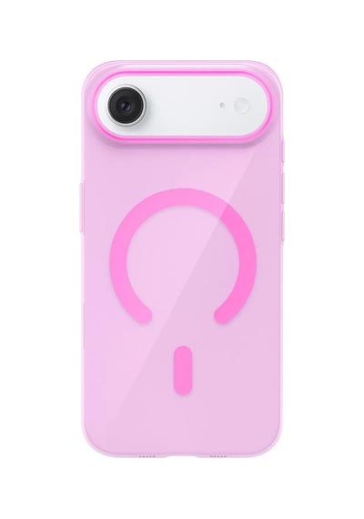 Joko Apple iPhone Uyumlu  17 Air Uyumlu Pc Blank Magsafe Kapak - Pembe