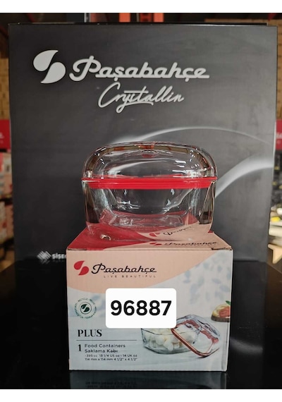 96887-plus Saklama Kabı Krmzı Slikonlu Beyaz