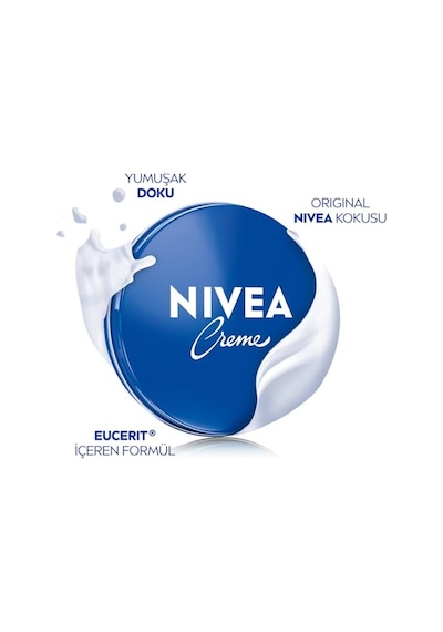 Nıvea Creme Nemlendirici Bakım Kremi 250 Ml,eucerit, El,yüz,vücut İçin,paraben İçermez, Tüm Cilt Tipleri,