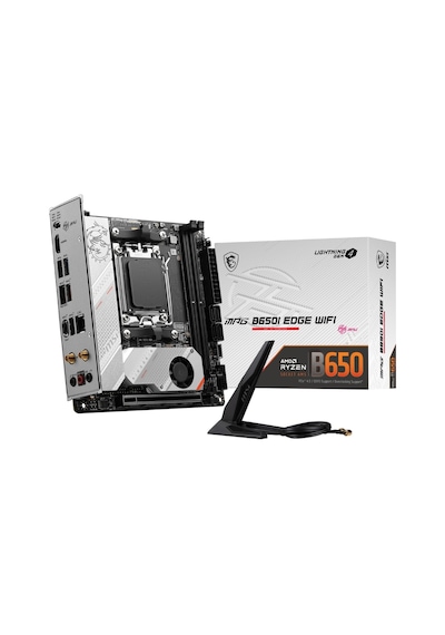 MSI MB MPG B650I Edge Wifi AMD B650 7200 MHz DDR5 Soker AM5 Mini-ITX Anakart
