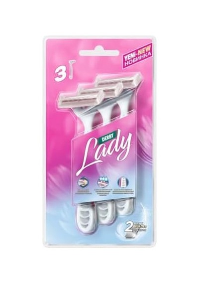 Derby Lady 2 Platinum 3'lü Blister