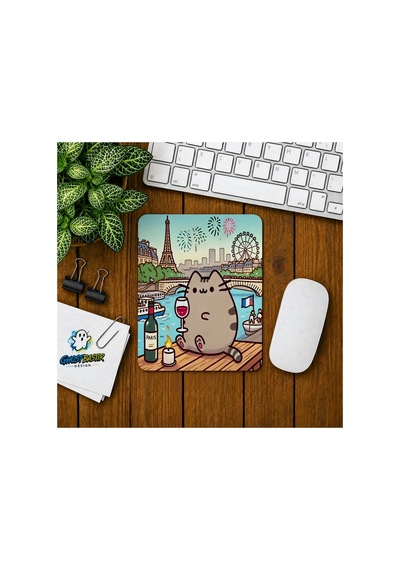 Pusheen Baskılı Oyuncu Mousepad 0249