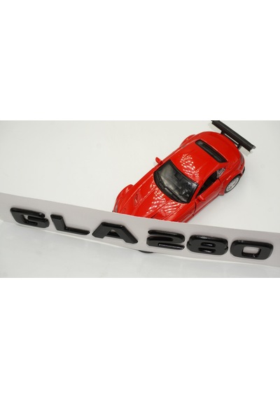GLA 280 Bagaj Parlak Siyah ABS 3M 3D Yazı Logo