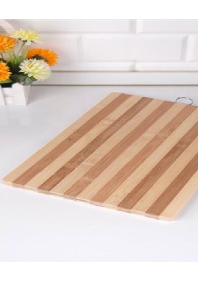 Ahşap Bambu Et Ekmek Kesim Tahtası -sebze Meyve Doğrama Tahtası 30x20 Cm