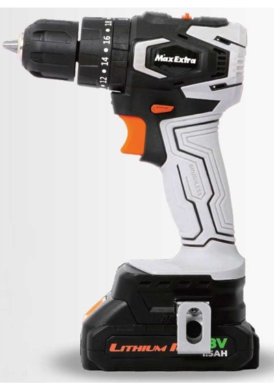 Max Extra MX1830 Brushless 20 V 1.5 Ah Akülü Darbeli Matkap