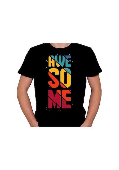 Awe Some Mükemmel Retro Tişört Unisex T-shirt 001