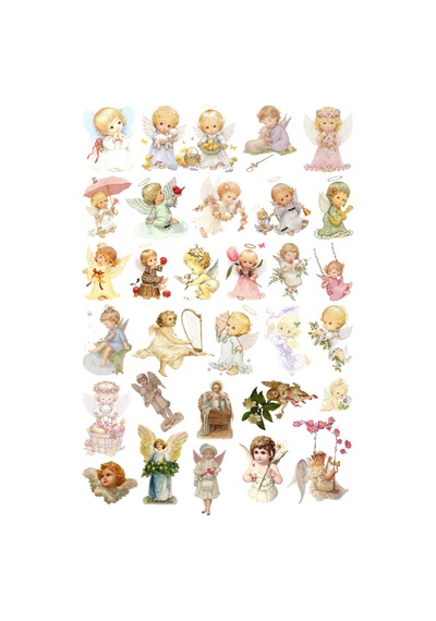30 Adet Fairycore Periler Sticker Seti - Etiket Seti Scrapbook Bullet Journal Çok Renkli