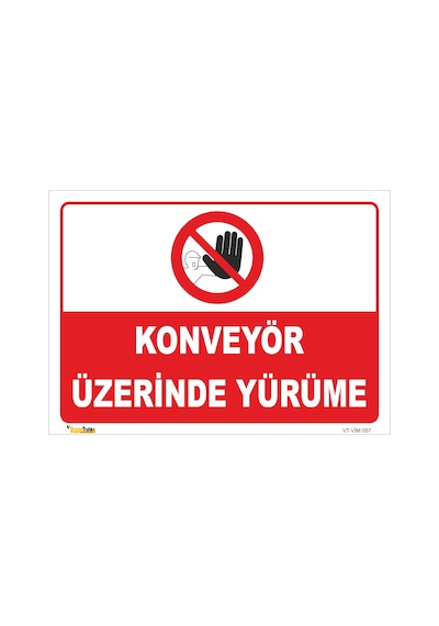 KONVEYÖR ÜZERİNDE YÜRÜME LEVHASI