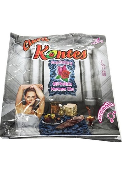 Kontes Gül Kokulu Hamam Otu Tozu 5 x 150 G