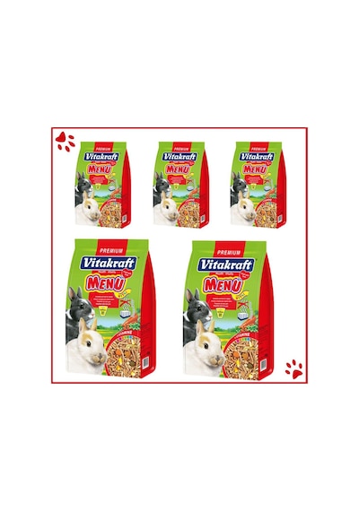 Vitakraft Menü Vital Tavşan Yemi 1000 Gr x 5 Adet