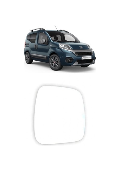 Fiat Fiorino 2007 - 2024 Uyumlu Sağ Dikiz Ayna Camı Elektrikli Isıtmalı Yolcu Tarafı 71765389