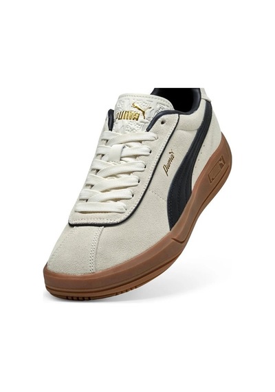 Puma 40071801 Club Klassıka Sd Whıte Black Gold Kadın Sneaker Bej