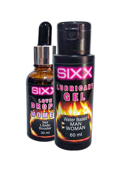 Sixx Bayan Ve Baylara Uygun Iubrikant 60 Ml Jel Ile Kadınlara Özel Damıa