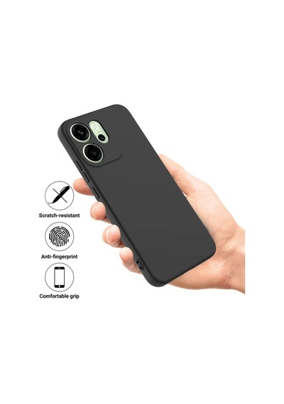 Oppo Reno 14F Uyumlu Silikon Kılıf - Kamera Korumalı Esnek Pastel Renk Kapak - Mavi