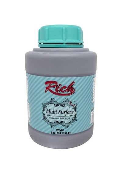Rıch Multi Surface Akrilik Boya 1750 Gr Siyah 2238