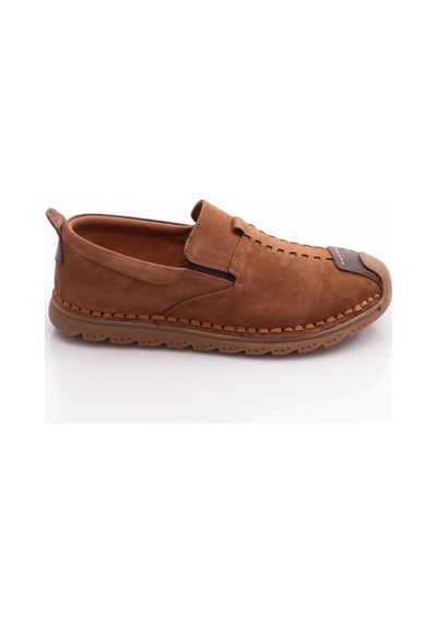 Dgn 9861 Erkek Comfort Ayakkabi Taba Nubuk Kahve