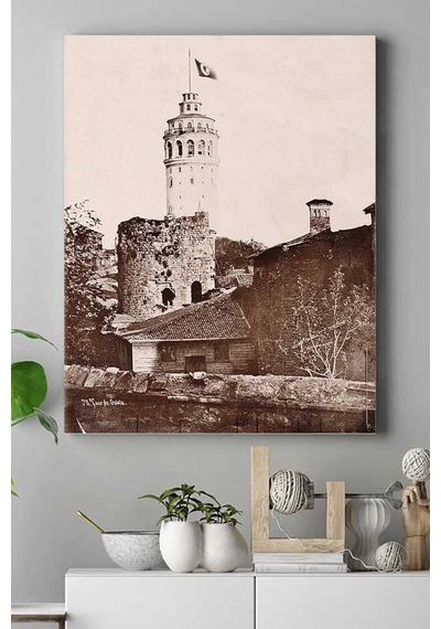 Pster15943 Eski Manzara Nostaljik Kanvas Tablo 30 X 40