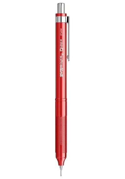Kırmızı 0.7 Mm Mekanik Kurşun Kalem - Krom Kaplama Aksesuarlar