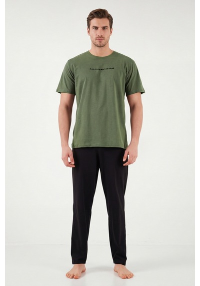 Buratti Erkek Pijama Takımı 6096160 Haki Haki