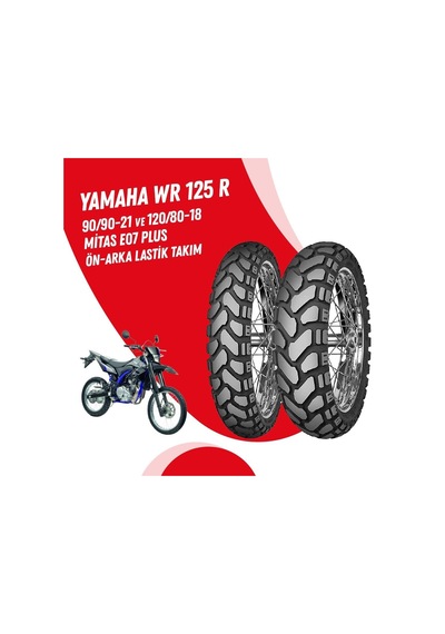 Yamaha Wr 125r Mitas E-07 + Lastik Takımı