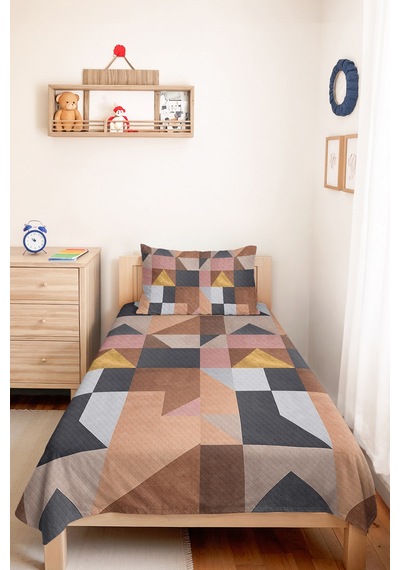 Geometrik Pudra Genç Odası Tek Kişilik Pike Takımı - Gri Bej Modern 160x220 Cm Kapitone Yatak Örtüsü Kırık Sepet Kırıntısı Geometrik Pudra Genç Odası Tek Kişilik Pike Takımı - Gri Bej Modern 160x220 Cm Kapitone Yatak Örtüsü Kırık Sepet Kırıntısı