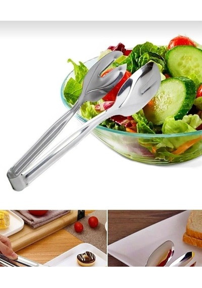 Paslanmaz Çelik Salata Maşası Paslanmaz Çelik Metalik