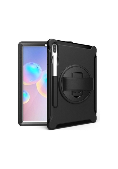 Samsung Uyumlu Tab S6 T860 T865 Kılıf Zırhlı Darbe Etkili Silikon Stand