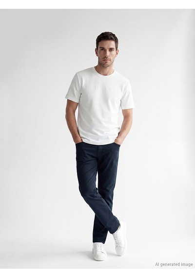 Lcwaıkıkı Classic Lacivert Regular Fit Gabardin Erkek Chino Pantolon