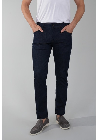 Bisse Koyu Lacivert Denim Pamuklu 5 Cepli Erkek Pantolon Pnj25y25102 40 K.Lacivert