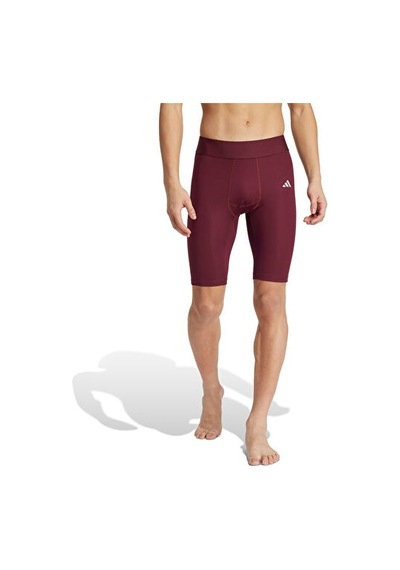 Adidas Techfıt Shrt Tıght M Erkek Antrenman Kısa Tayt Jm0646 Kırmızı