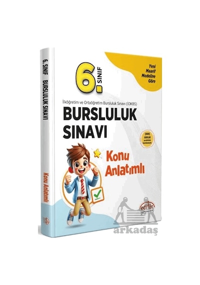 6. Sınıf Bursluluk Sınavı Konu Anlatımlı Ciltli Editör Yayınevi